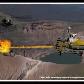 Aircraft Fighting Futuristic Weapon 3d model