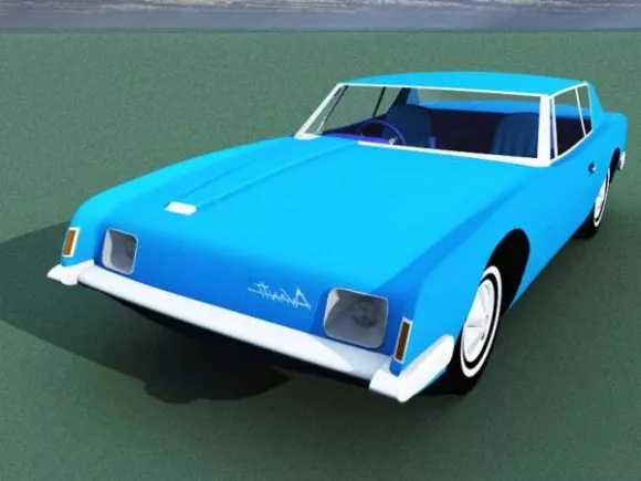 Vintage Car Caddy 3d model