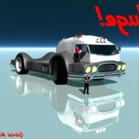 Avia Futuristic Vehicle 3d model