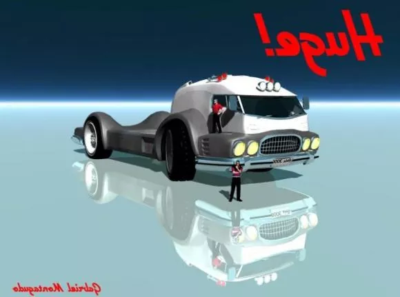 Avia Futuristic Vehicle 3d model Avia Futuristic Vehicle 3d model