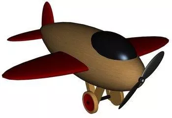 Vintage Airplane Ww1 Dorand 3d model