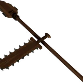 Ancient Aztec Weapon 3d model