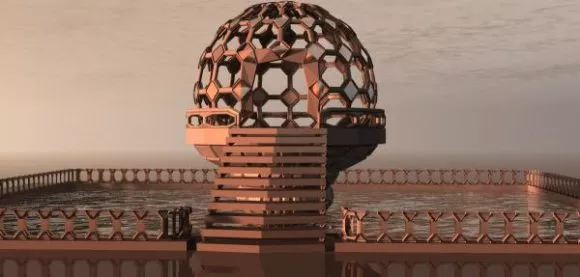 Student Library Building 3d model