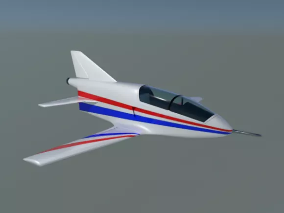 Light Utilities Airplane 3d model Light Utilities Airplane 3d model