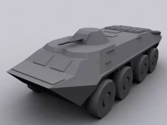 Weapon Chinese Tank Camouflage 3d model