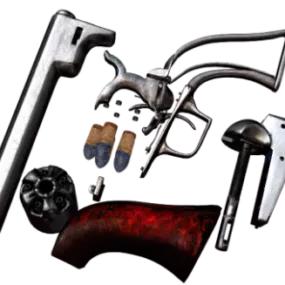 Colt Revolver Dragoon 1848 3d model