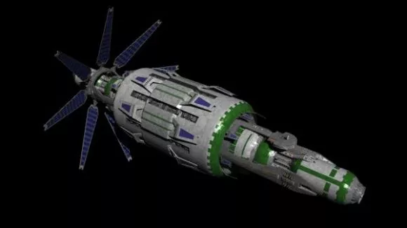 Futuristic Nasa Space Station 3d model Futuristic Nasa Space Station 3d model