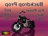 Futuristic Sport Motorcycle 3d model
