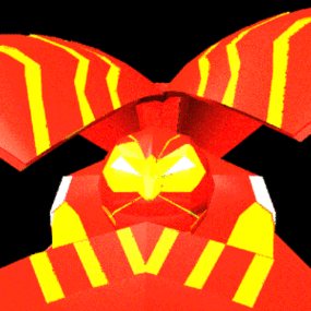 Gift Decoration With Red Bow 3d model