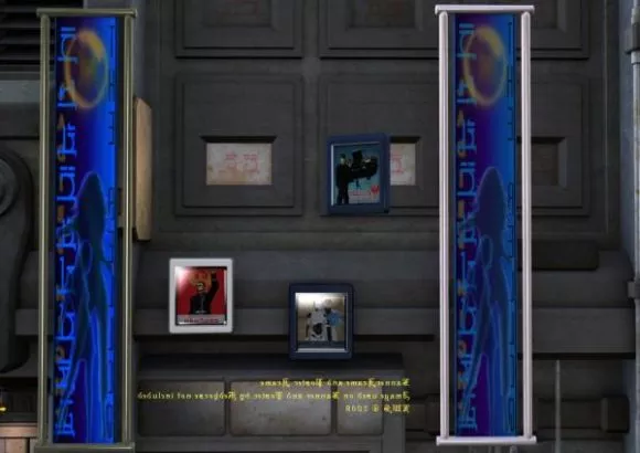 European Frame Bronze Material 3d model