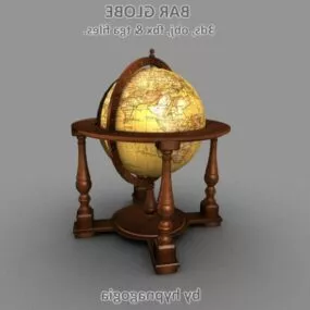 Bar Globe School Equipment 3d model