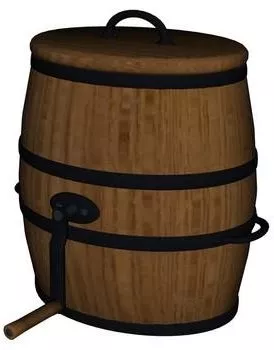 Wine Barrel Storage 3d model Wine Barrel Storage 3d model
