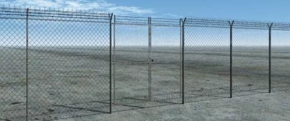Barricade Fence 3d model