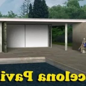 Barcelona Pavilion Building 3d model