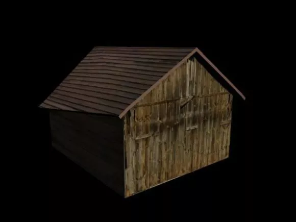 Lowpoly Family House With Car 3d model