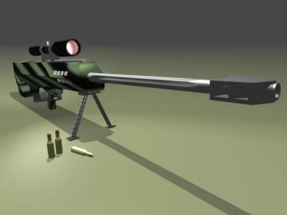 Gun System Flak37 3d model