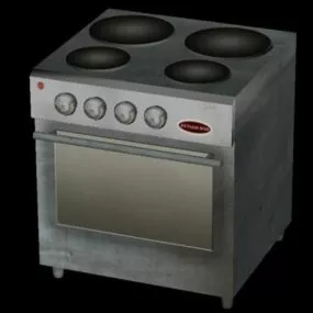Basic Oven Cooker 3d model