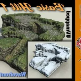 Rock Hill Terrain 3d model