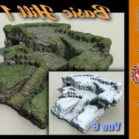 Hill Terrain 3d model