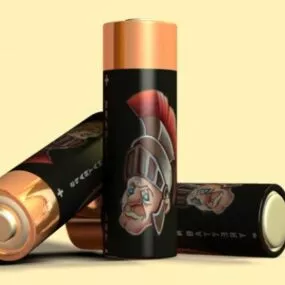 Electric Aaa Battery 3d model