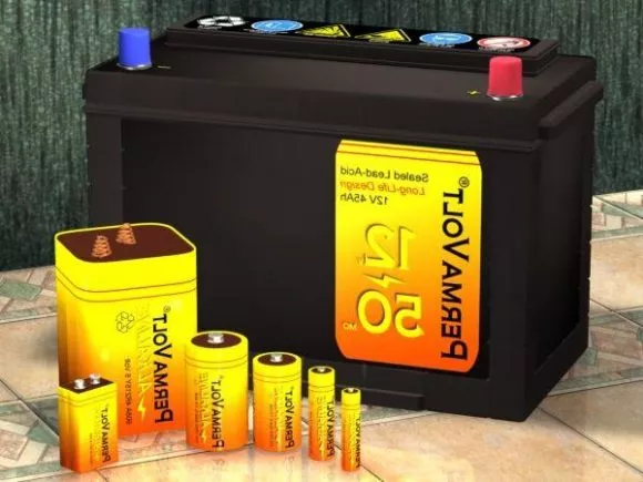 Battery Different Size Pack 3d model Battery Different Size Pack 3d model