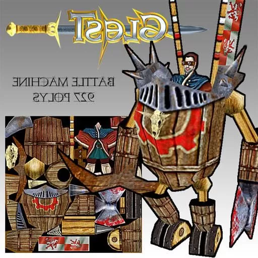 Medieval Robot Battle Machine 3d model Medieval Robot Battle Machine 3d model