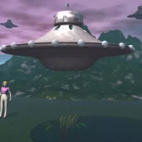 Ufo Scifi Spacecraft 3d model