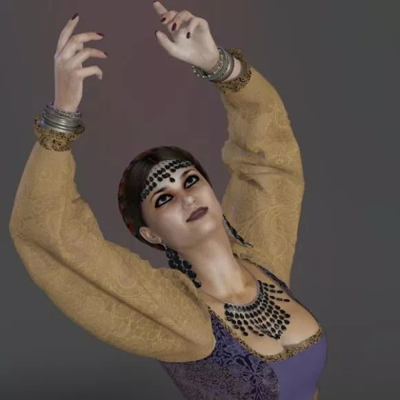 Sport Dancing Man Character 3d model