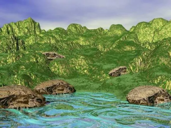 Terrain Landscape Mountain 3d model