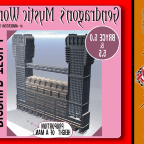 Big Build Station Building 3d model