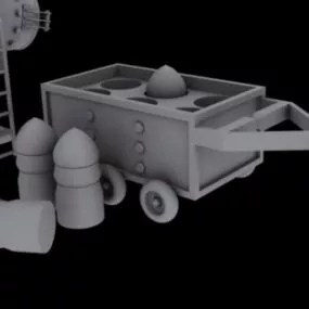 Ammo Cart 3d model