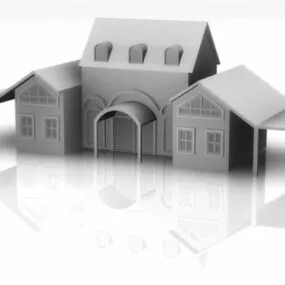 Big House Villa 3d model