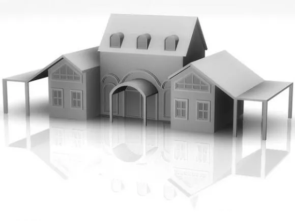 House On Sky 3d model