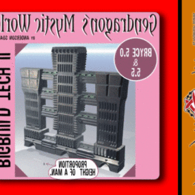 Build Tech Station Building 3d model