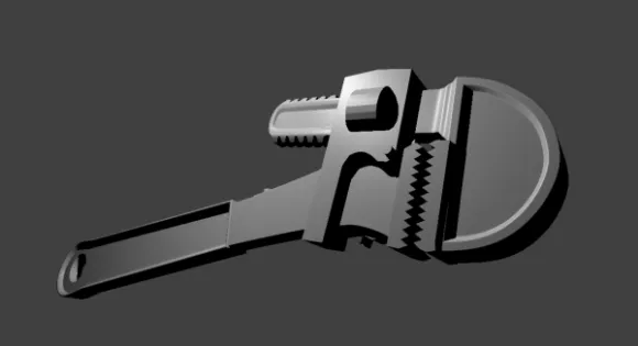Bioshock Wrench Tool 3d model Bioshock Wrench Tool 3d model