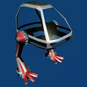 Biped Robot 3d model