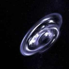 Black Hole Universe Scene 3d model