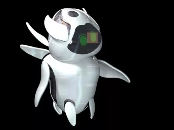 Humanoid Robot Toy With Arm 3d model