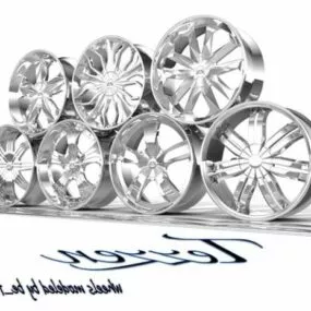 Blaze Wheels Pack 3d model