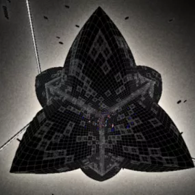 Black Shape Animation 3d model