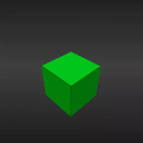 Cube Shape Key Animation 3d model