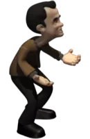 Tom Hanks Cartoon Character Rigged 3d model