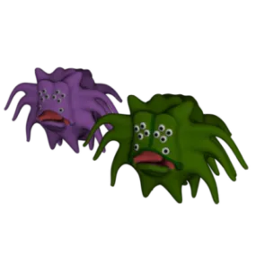 Cartoon Virus Funny Face 3d model