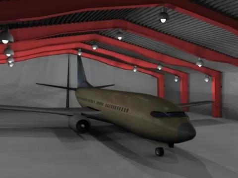 Boeing 737 800 Airplane Transport 3d model Boeing 737 800 Airplane Transport 3d model