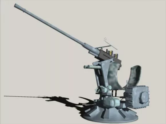 Army Cannon Weapon 3d model Army Cannon Weapon 3d model