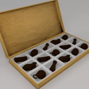 Stone Toy Decoration Set 3d model