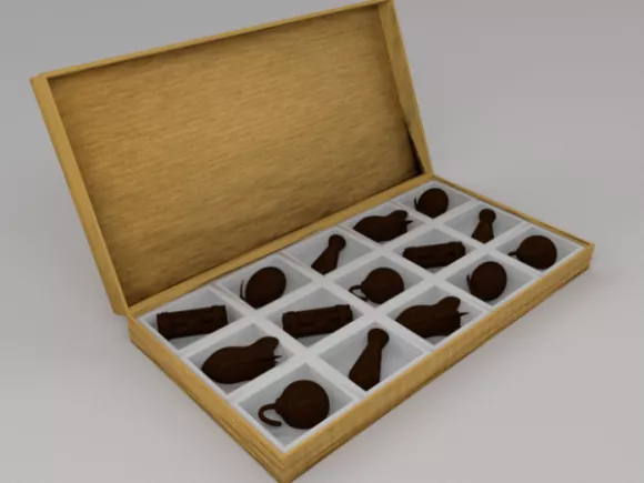 Pizza Box 3d model