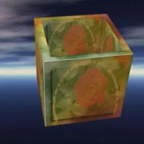 Old Treasure Box 3d model