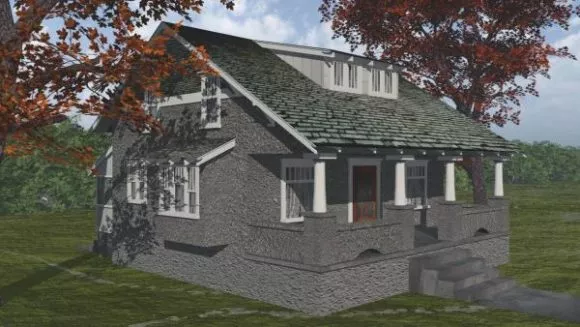 Old Small House Gaming Building 3d model