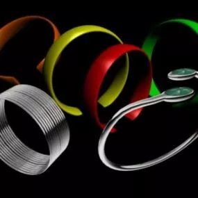 Fashion Bracelet Set 3d model